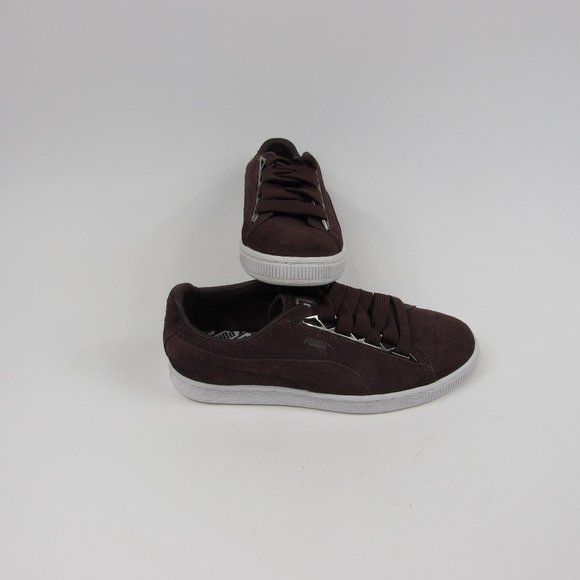 Puma Classic Suede Burgundy Womens Sz8 - Picture 1 of 11